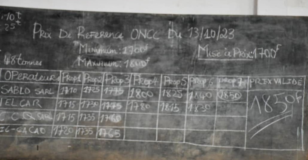 Cameroun : une vente groupée de cacao atteint le prix record de 1850F/le kilogramme à Djoum