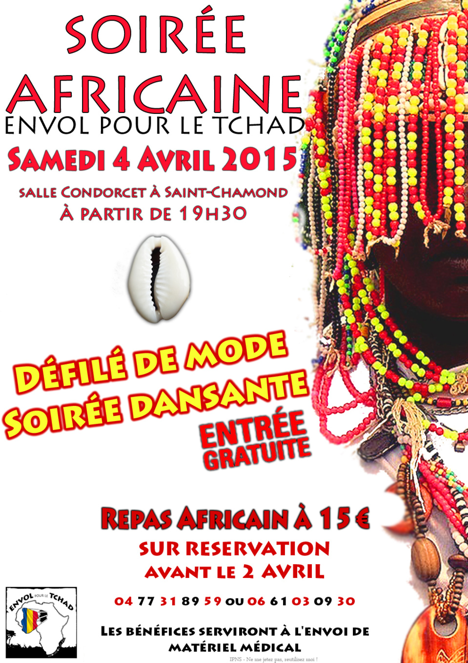 Invitation Soirée Tchadienne