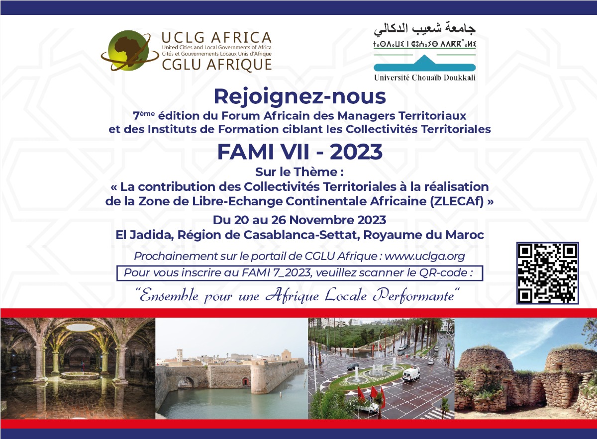 FAMI 7-2023 : les collectivités  territoriales africaines se retrouvent au Maroc