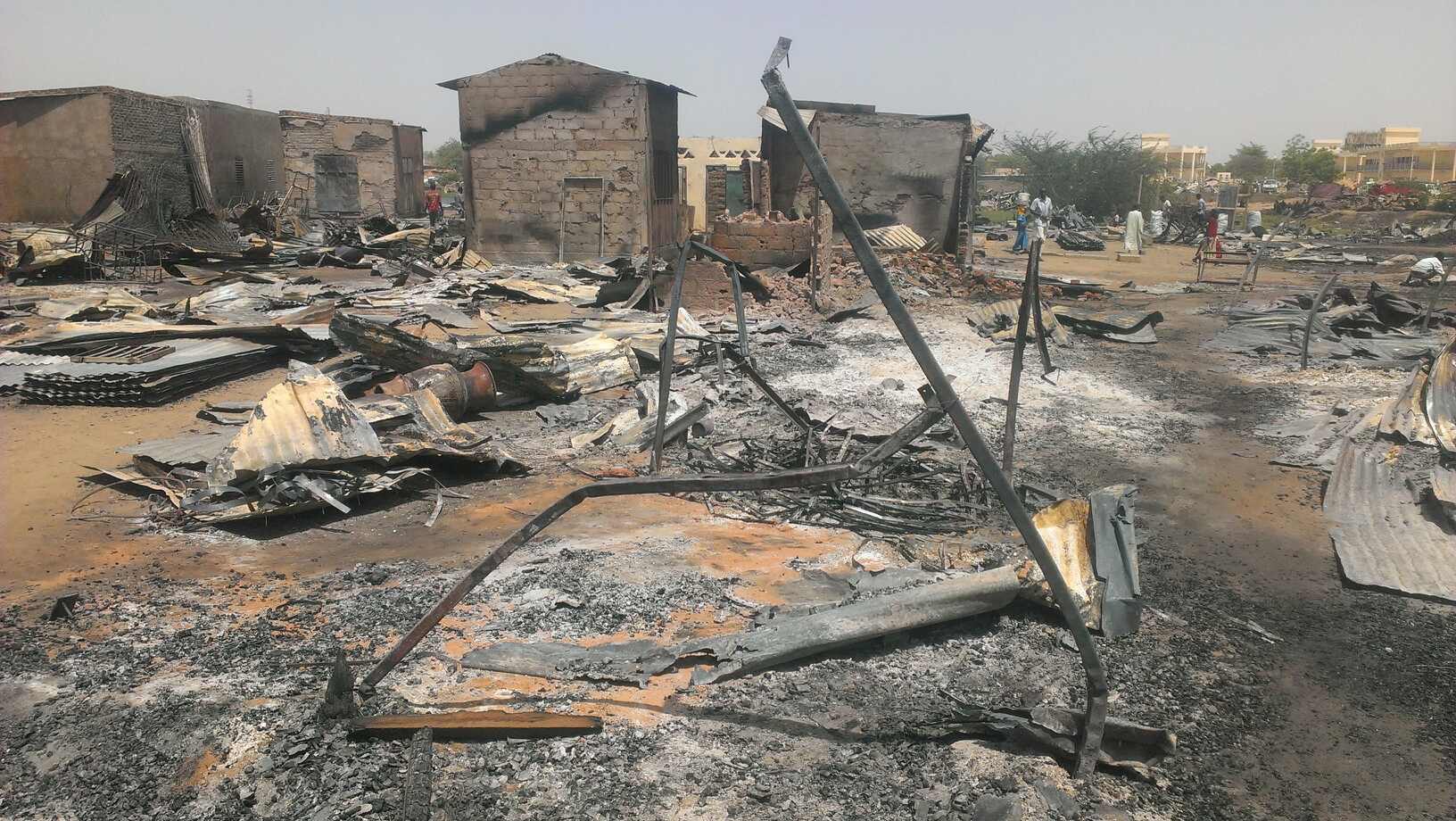 Tchad : Incendie au marché de Diguel à N'Djamena 