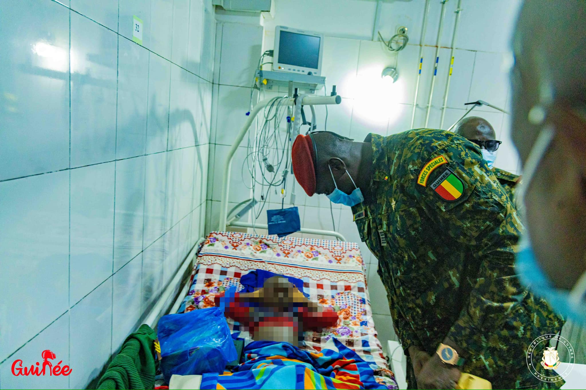 Guinée : le chef de l’Etat au chevet des victimes du drame de Coronthie