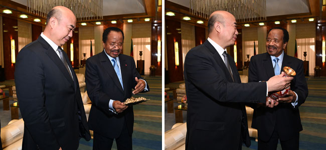 Cameroun-Chine : le vice-Premier ministre chinois Liu Guozhong reçu par Paul Biya