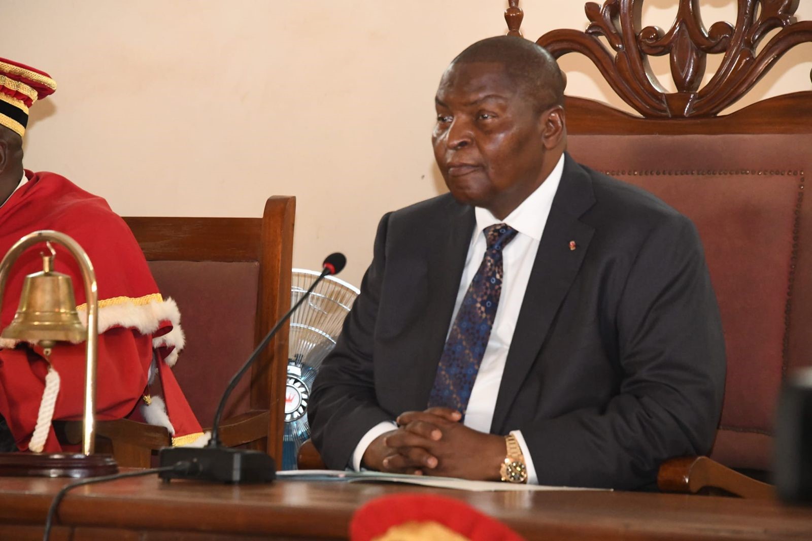 RCA : Installation exceptionnelle des membres du Conseil Constitutionnel