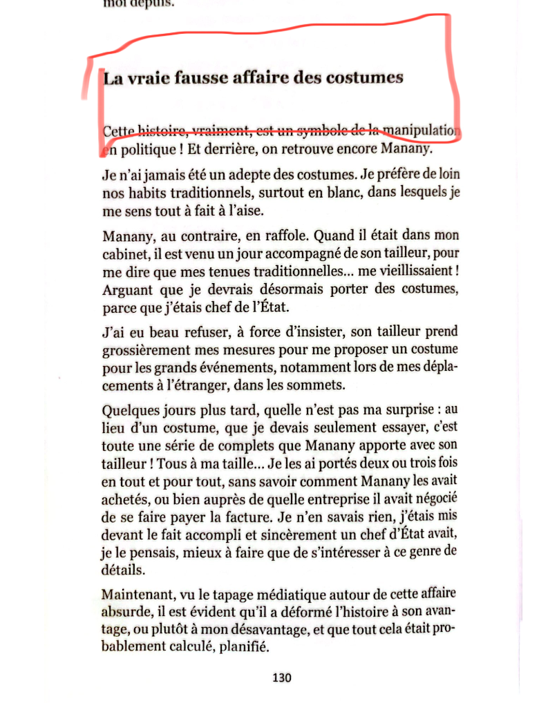 Tchad : une "intention de nuire à la réputation du Président" avec l'affaire des costumes