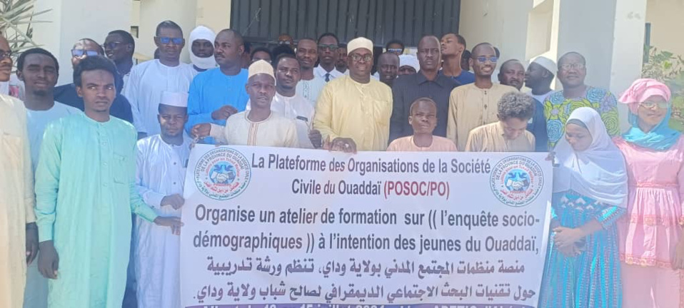 Tchad : la POSOC forme 200 jeunes sur les techniques d'enquêtes socio-démographiques à Abéché