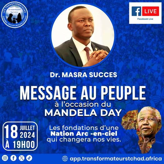 Tchad: Succès Masra, leader des Transformateurs donne rendez-vous ce 18 juillet à ses compatriotes