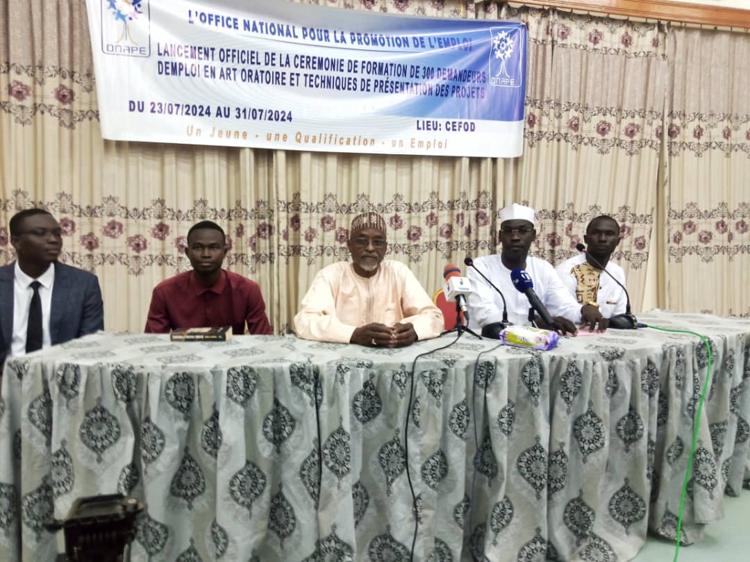 Tchad : l’ONAPE lance une formation de 300 demandeurs d’emplois