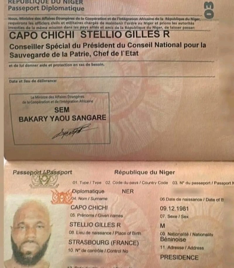 Niger : L’activiste Kemi Séba, conseiller spécial du général Abdourahamane Tiani, reçoit un passeport diplomatique nigérien 