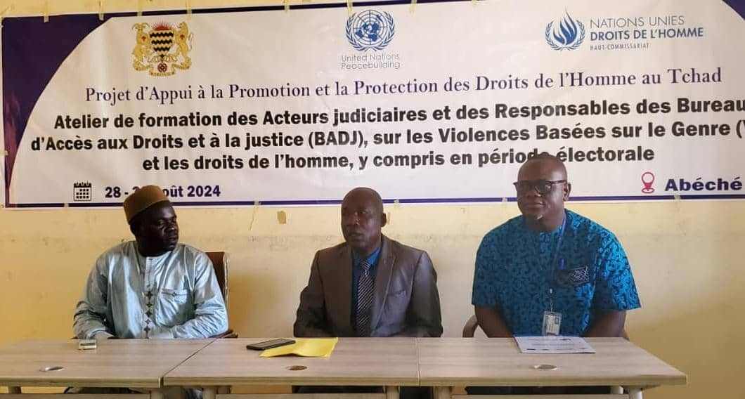 Tchad : les acteurs judiciaires d'Abéché formés sur les VBG et les Droits de l'Homme
