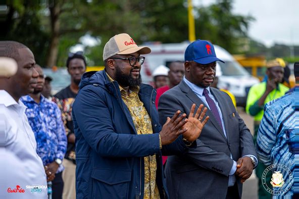 Infrastructures Branding Guinée : Visite du Ministre Directeur de Cabinet