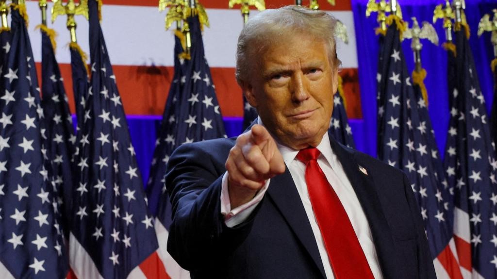 Donald Trump remporte les élections américaines de 2024, un retour historique. Photo : BBC.com