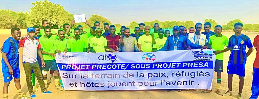 Tchad - Adré : Un match de football pour renforcer la cohésion sociale entre réfugiés et hôtes