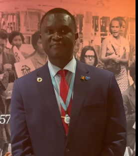 Olivier Noudjalbaye Dedingar, point focal et représentant permanent du Conseil Economique Social, Culturel et Environnement de la République du Tchad en Amérique du Nord.