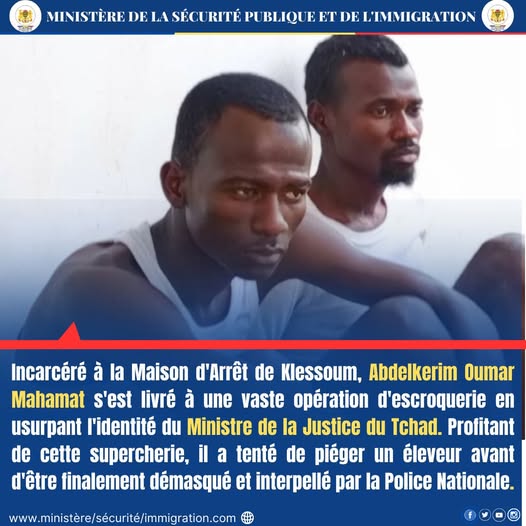 Tchad - Usurpation et escroquerie : un détenu orchestre une arnaque depuis sa cellule