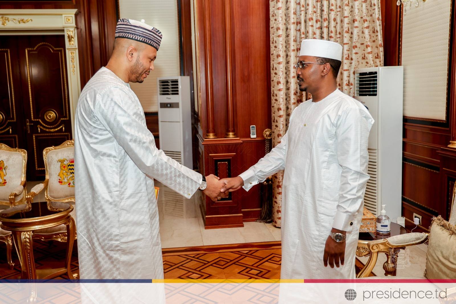 Tchad :  le nouveau Secrétaire Général de l'Organisation des Etats d'Afrique, des Caraïbes et du Pacific reçu par le Président de la République