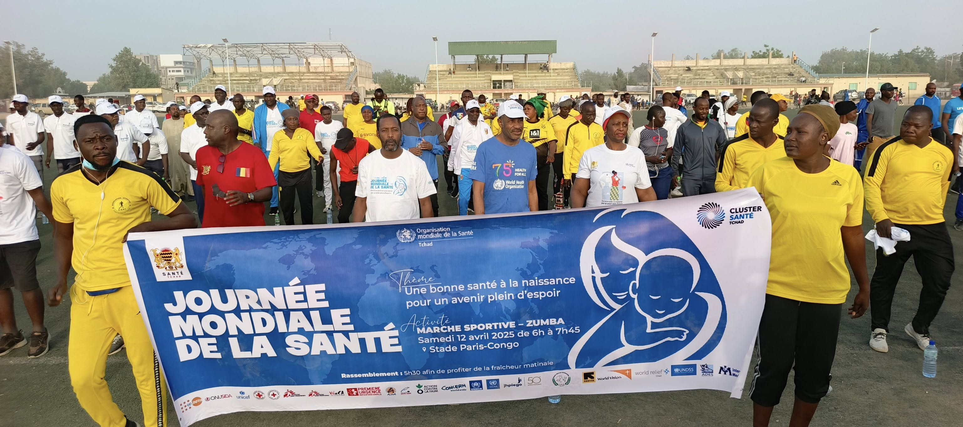 Tchad : Marche sportive pour la santé publique organisée à N'Djamena