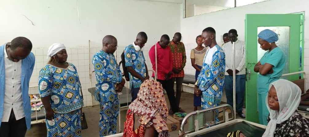 Tchad : le RAJAT au chevet des malades de l’hôpital provincial de Sarh