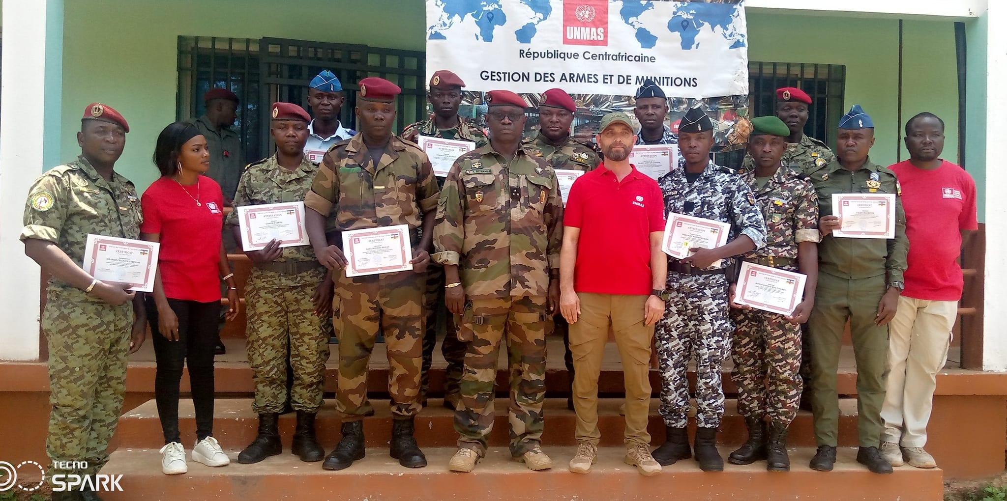 RCA : Renforcement des capacités des Forces de Défense et de Sécurité en gestion d'armes et munitions