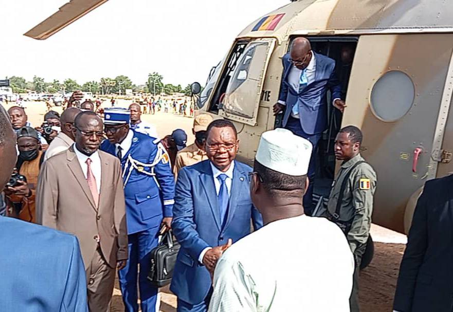 Tchad : Arrivée du Premier Ministre à Bongor pour l'inauguration du pont
