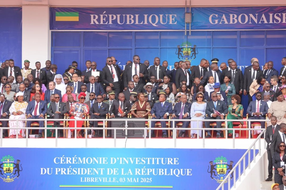 Cérémonie d'investiture du président gabonais