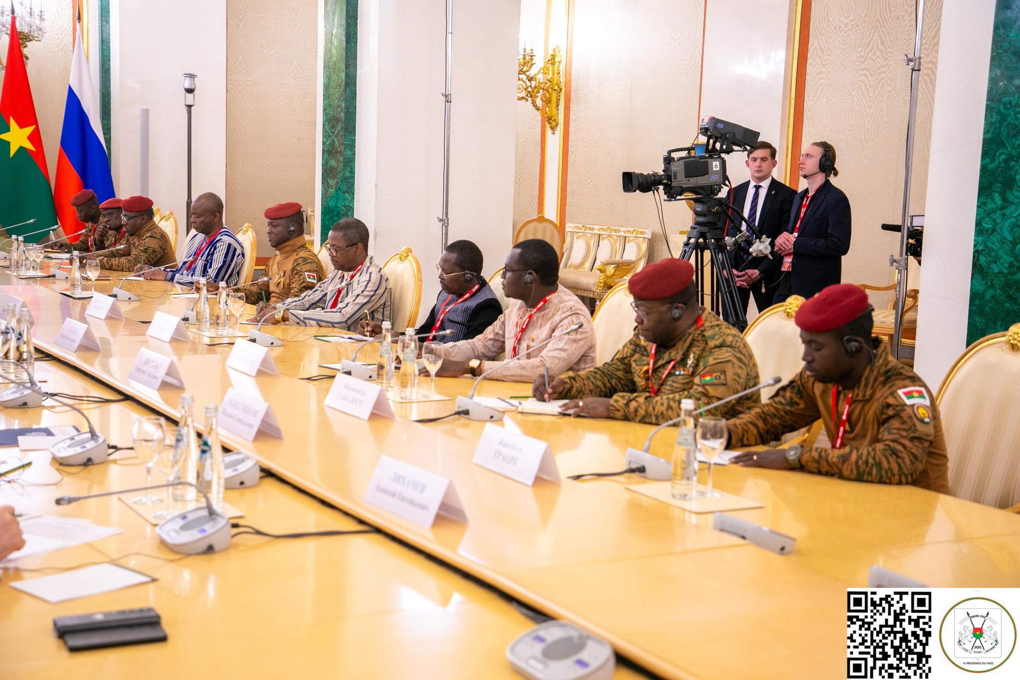 Burkina Faso : Le Président Traoré rencontre Poutine à Moscou et demande un transfert de connaissances