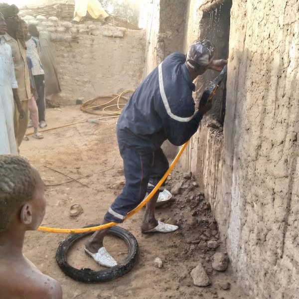 Tchad - Mao : Intervention rapide des Sapeurs-Pompiers face à l'incendie nocturne d'Alfari