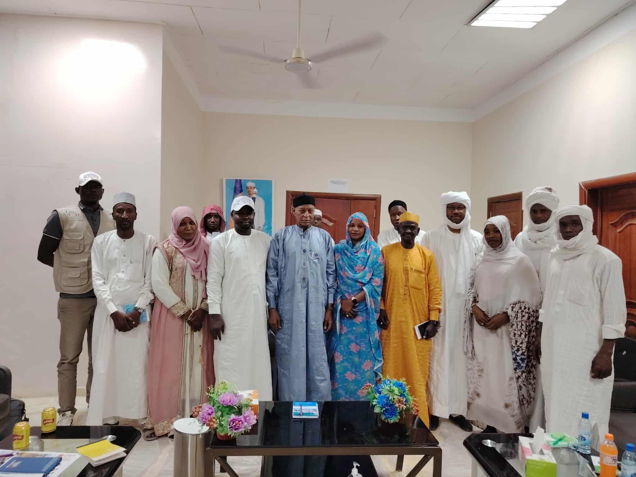 Tchad : le délégué général du gouvernement du Kanem reçoit une mission de l’INSEED