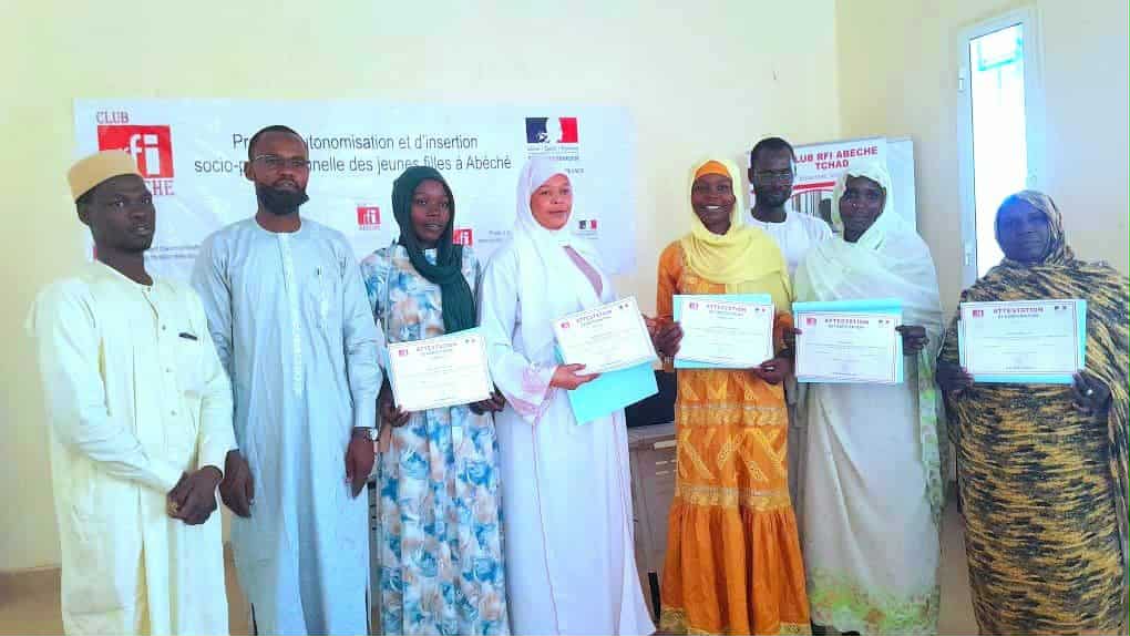 Tchad : à Abéché, des attestations de formation aux filles bénéficiaires du projet Lafaytna