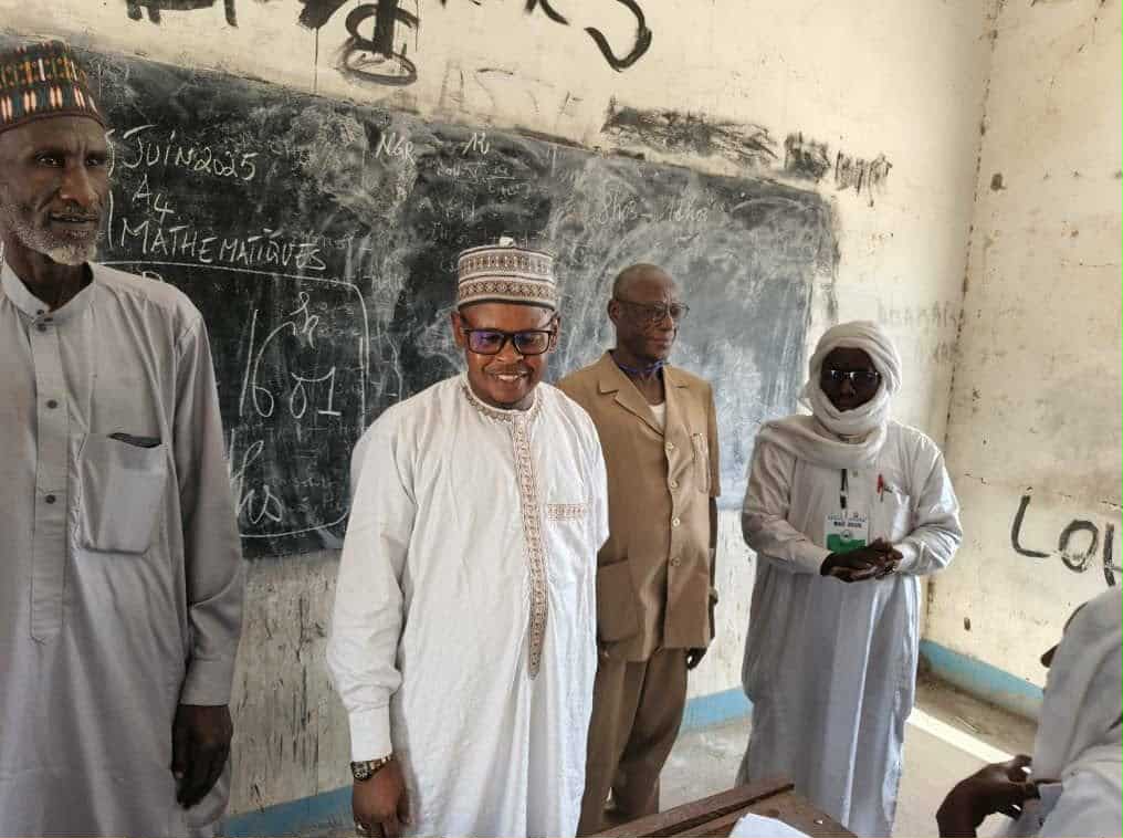 Tchad : dans le Lac, le délégué provincial de l’Education suit le déroulement de l’examen sur le terrain