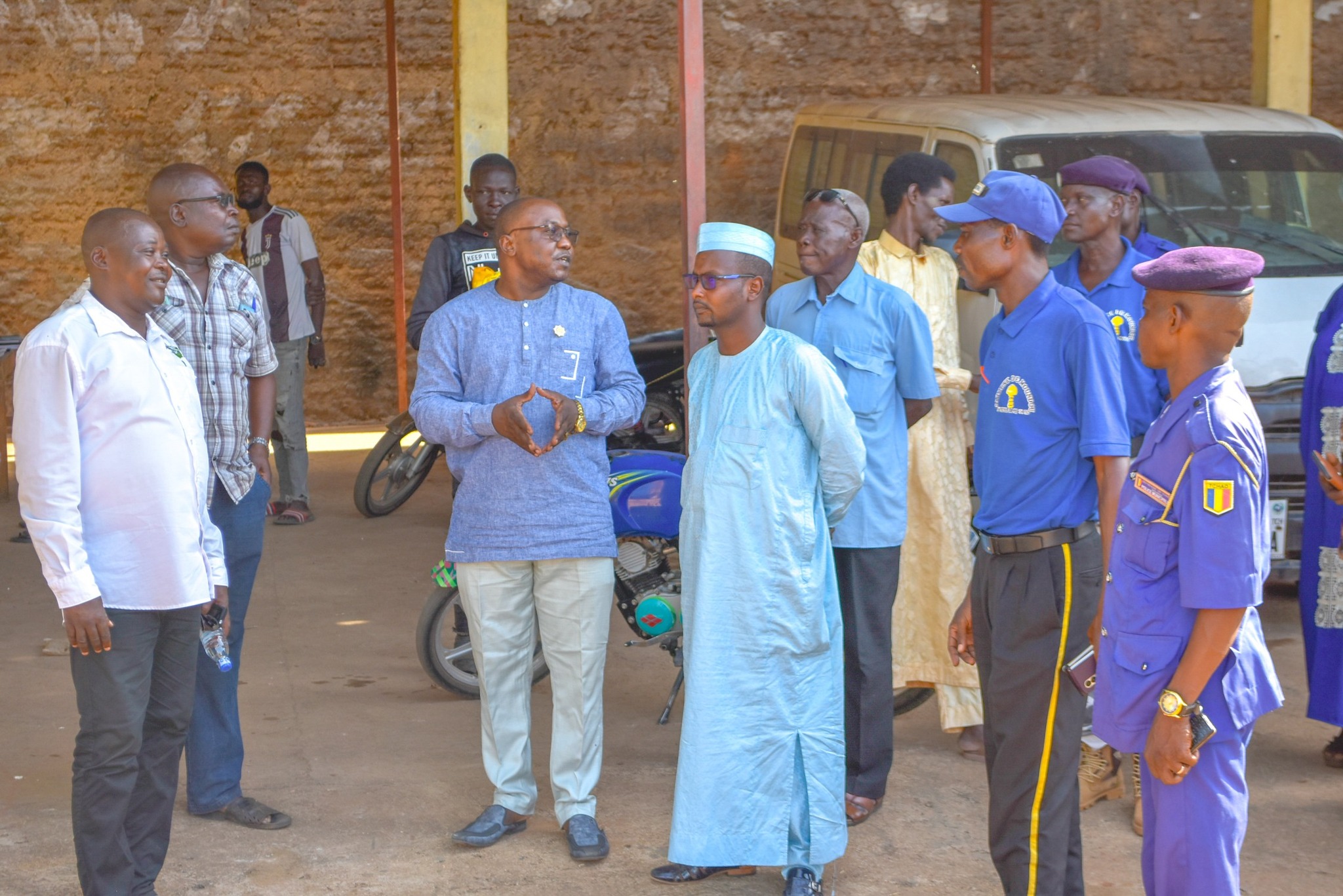 Tchad : Le Maire adjoint de Moundou inspecte les travaux d'aménagement dans le 2ème arrondissement