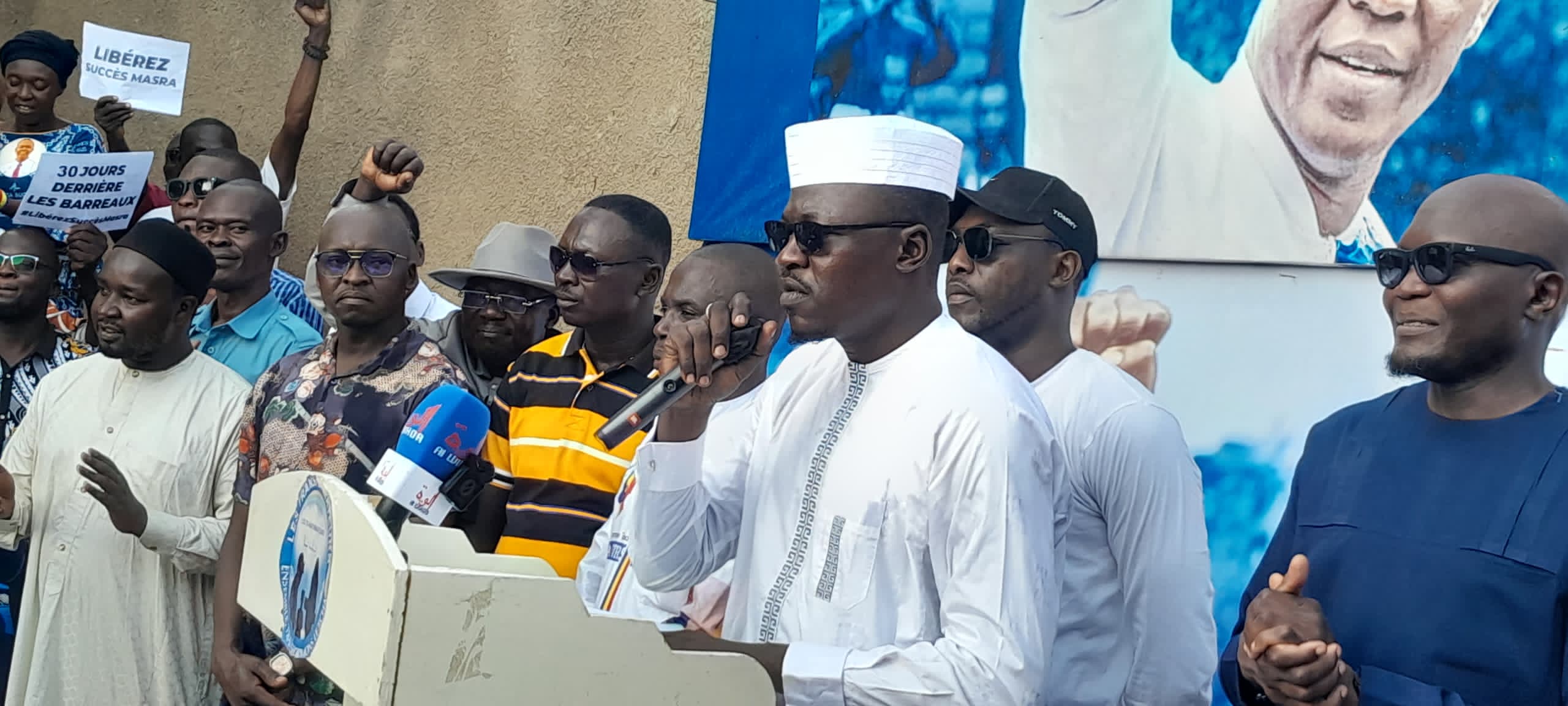 Tchad : les militants du parti Les Transformateurs exigent la libération de Dr Succès Masra après 30 jours de détention