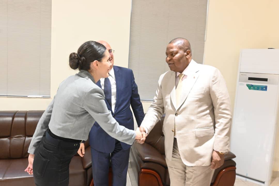 RCA : le président Touadéra reçoit l’ambassadeur d’Italie Filippo Scammacca Del Murgo