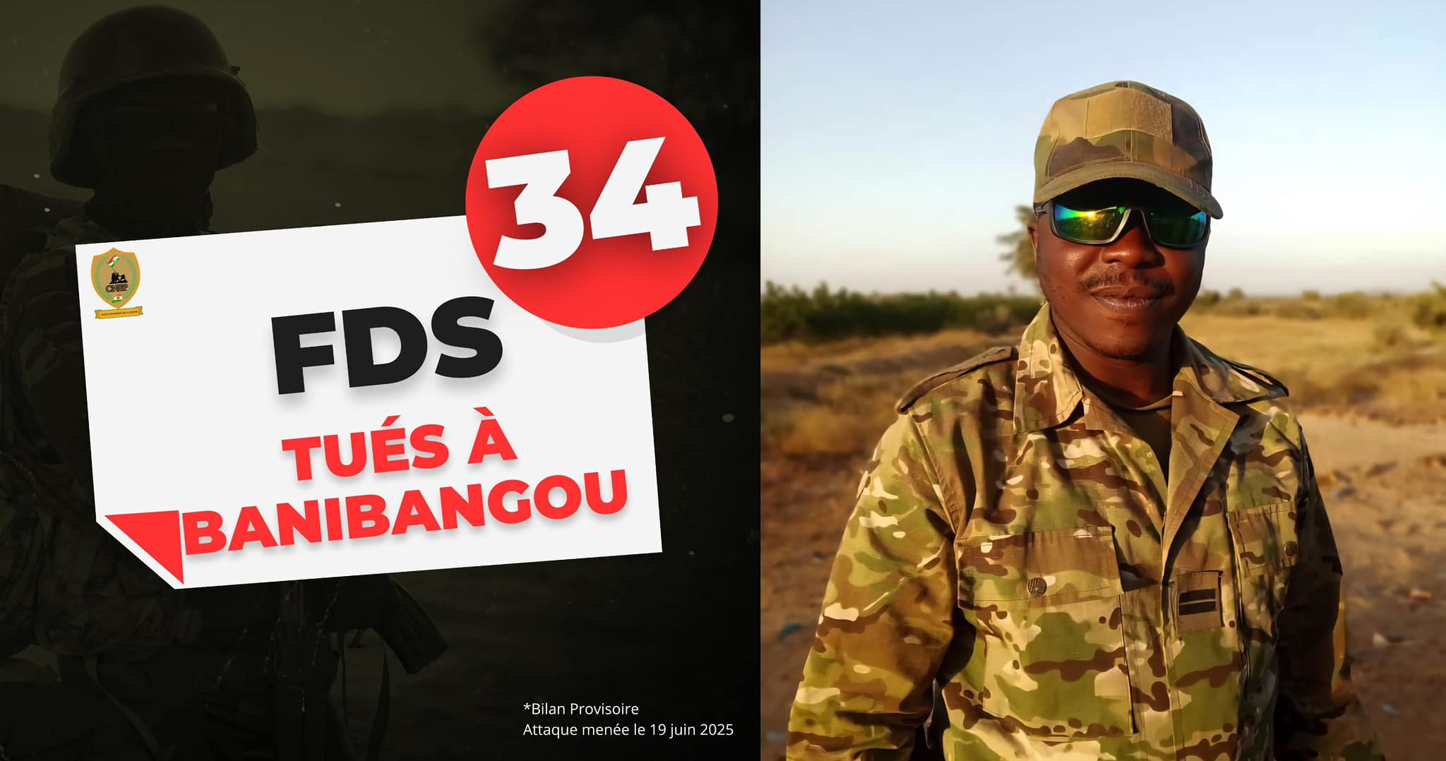 le lieutenant des Forces Armées Nigériennes (FAN), commandant en chef de la position militaire de Banibangou tué dans l'attaque