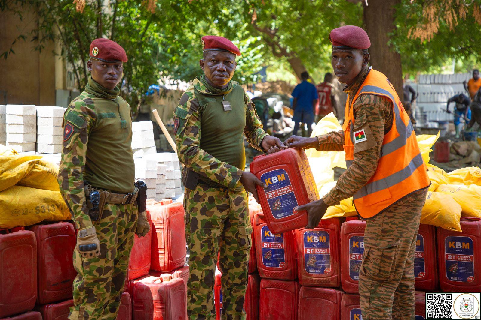 Burkina : le Bataillon de Protection Rapprochée de la Présidence soutient l’Initiative Faso Mêbo