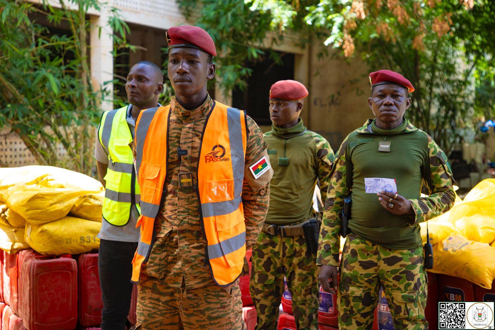 Burkina : le Bataillon de Protection Rapprochée de la Présidence soutient l’Initiative Faso Mêbo