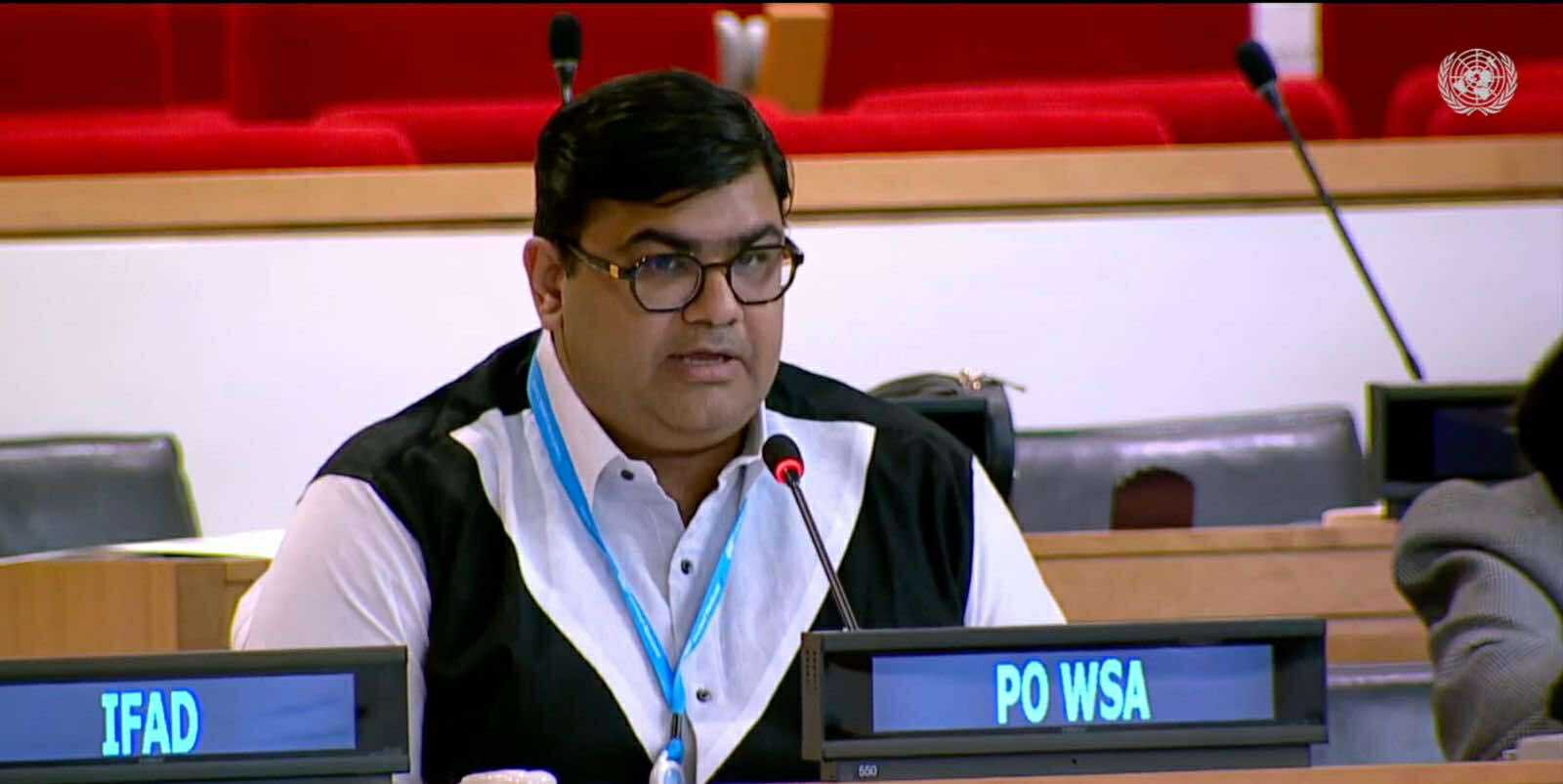 Dr Nabhit Kapur, Observateur permanent de l'Agence intergouvernementale panafricaine pour l'eau et l'assainissement en Afrique auprès des Nations-Unies. Photo : media.un.org