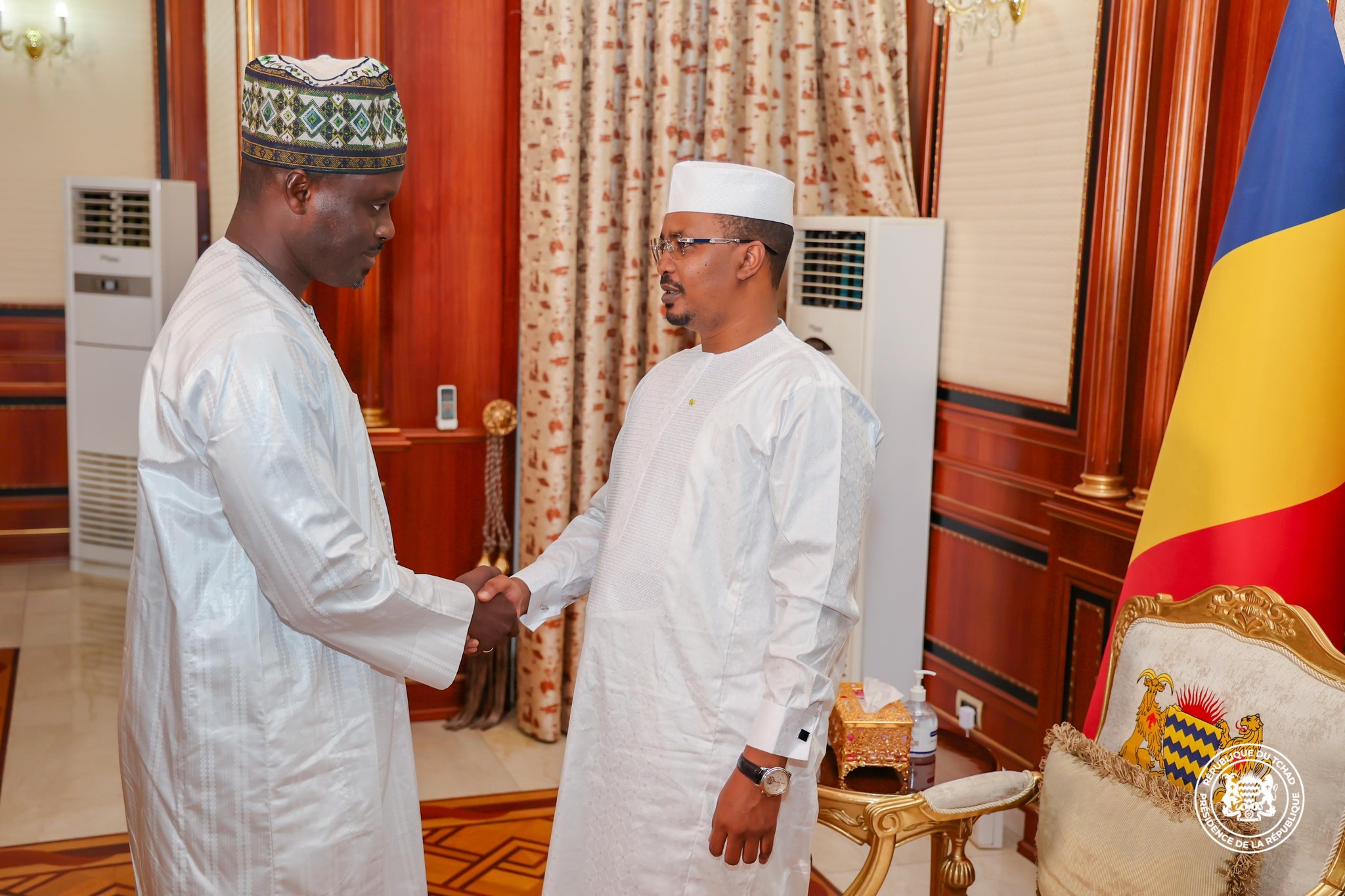 Tchad : le secrétaire permanent de l’OHADA reçu par le président de la République