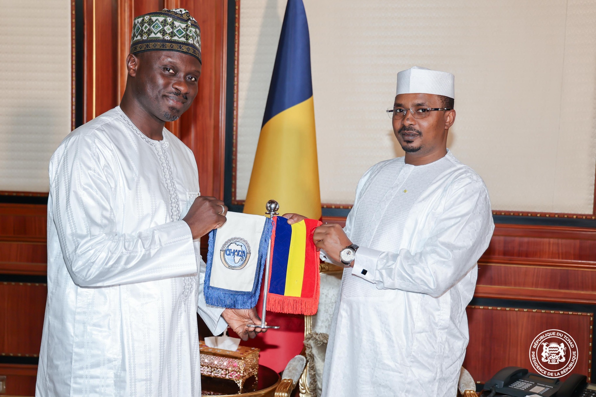 Tchad : le secrétaire permanent de l’OHADA reçu par le président de la République