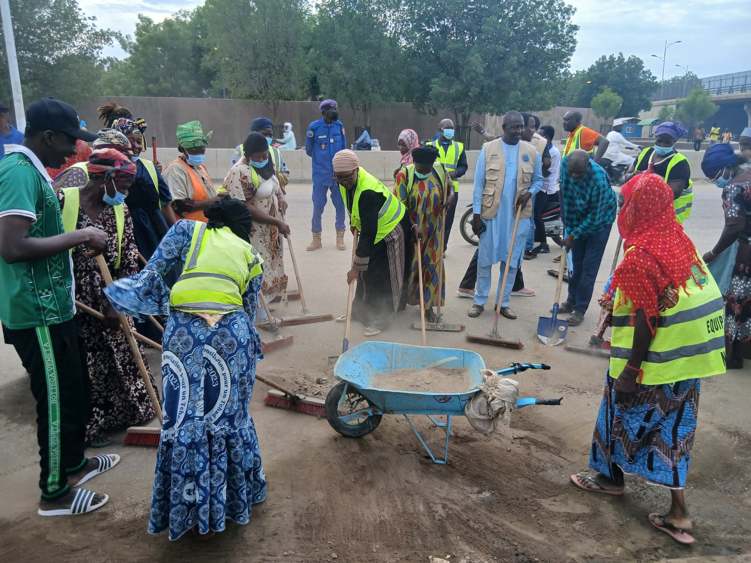 Tchad : Grande opération de salubrité sur l'Avenue Istanbul à N'Djamena