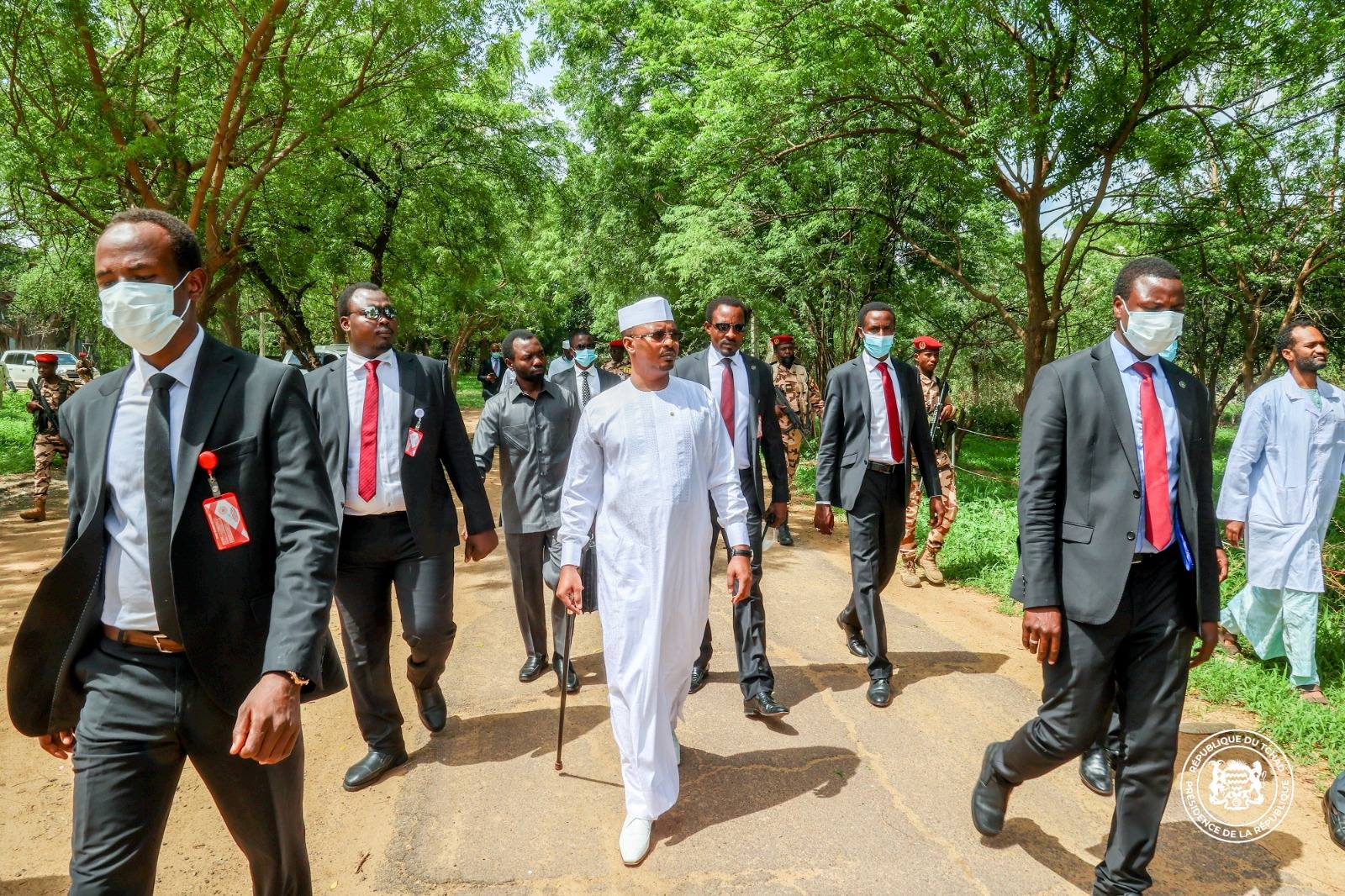Tchad : le chef de l’Etat était en visite ce matin à l’IRED de Farcha