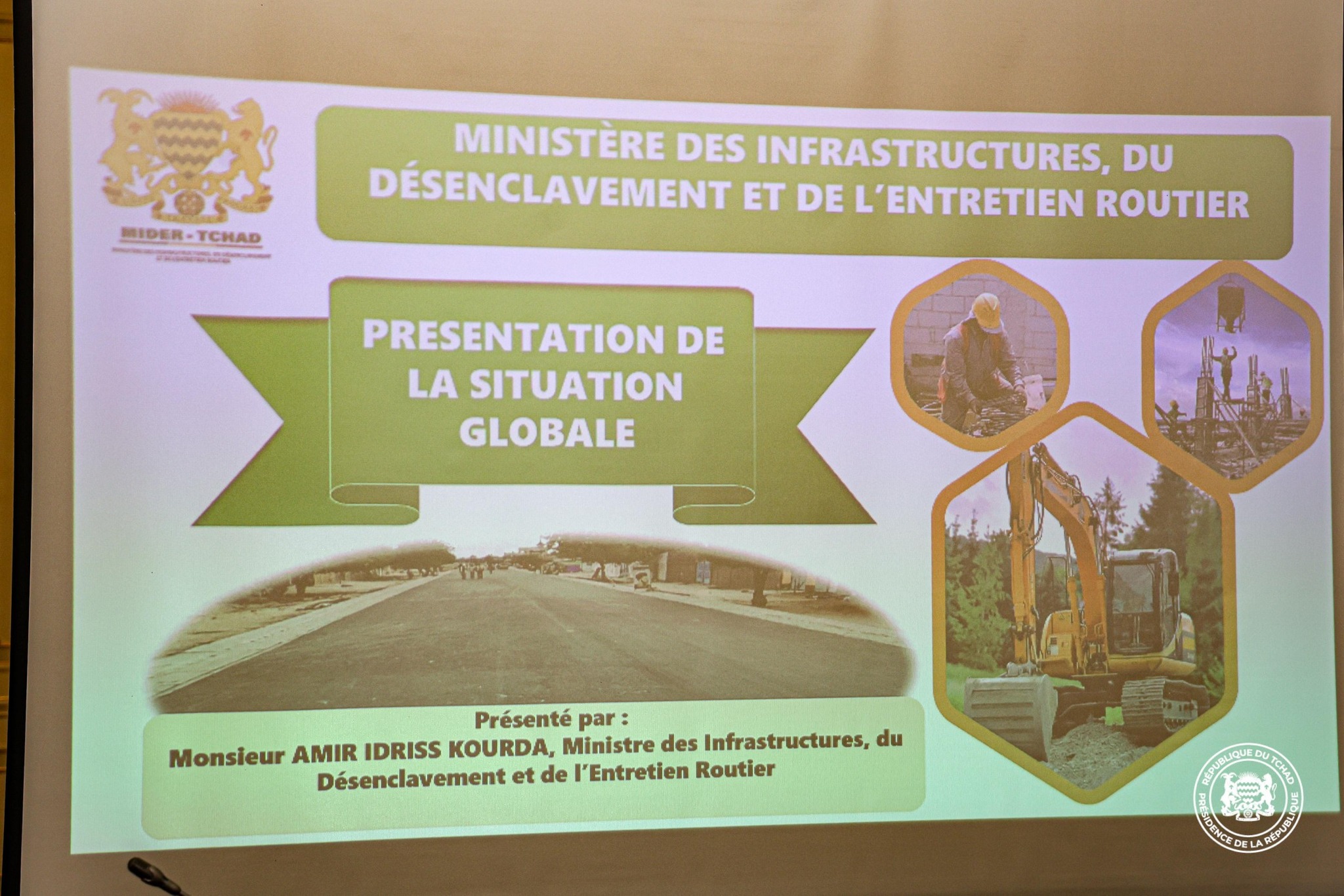 Tchad : le président de la République préside la réunion de suivi-évaluation du chantier N° 8