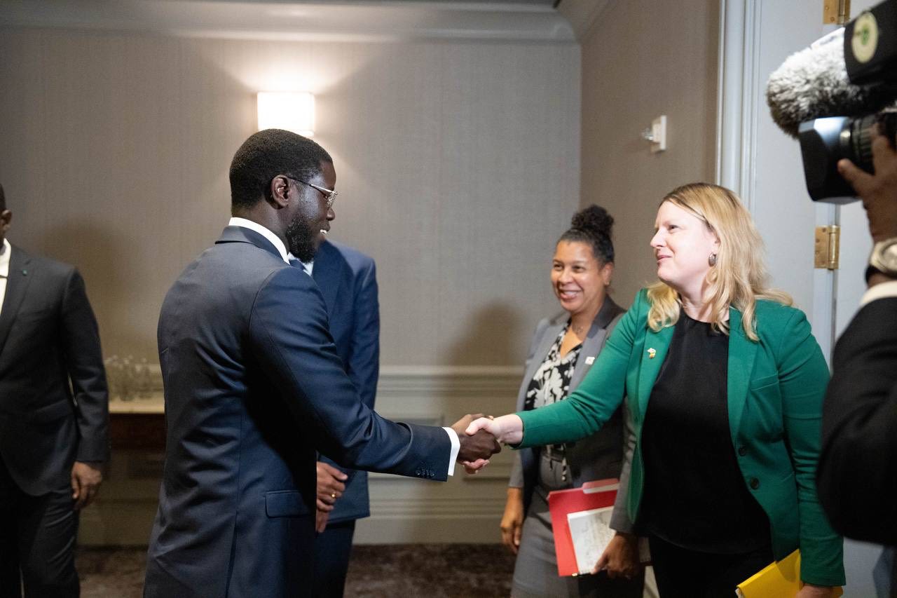 Sénégal : le président Bassirou Diomaye Faye tient des audiences stratégiques à Washington
