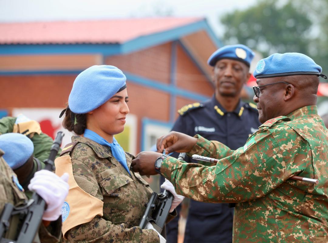 RCA : Le contingent tunisien de la MINUSCA décoré à Bangui