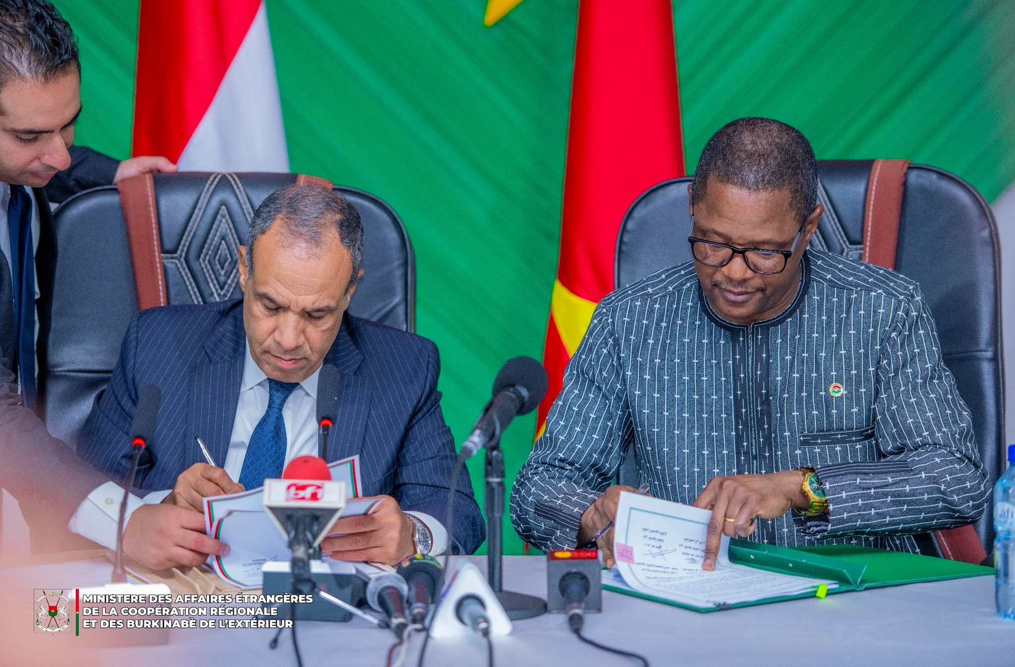 Burkina Faso-Egypte : un mémorandum d’entente signé pour consolider les relations de coopération