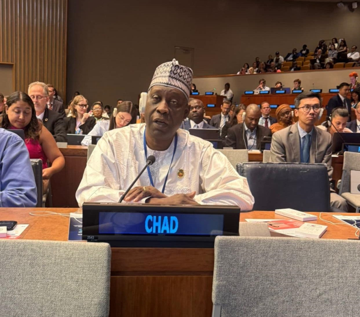 Forum politique de haut niveau 2025 : Dr Ahmat Mbodou Mahamat plaide pour un soutien financier en faveur du Tchad