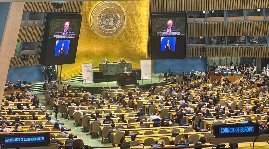 Au siège de l'ONU à l’occasion du Forum politique de haut niveau sur le développement durable 2025 Photo : au.int