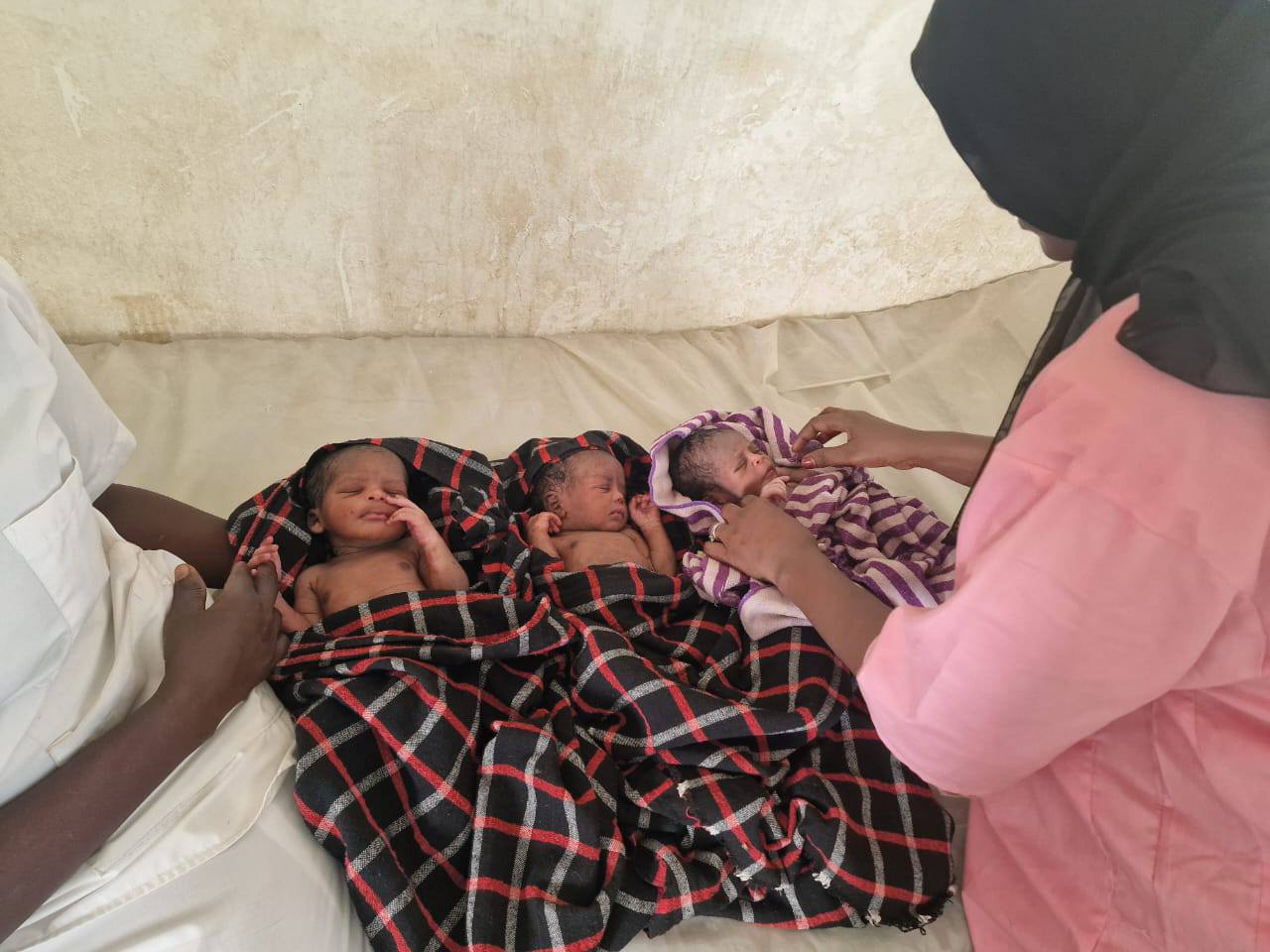 Tchad : une femme accouche des triplés à l’hôpital provincial de Faya