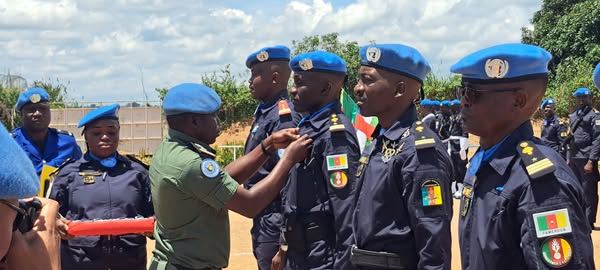 RCA – 180 Casques  bleus Camerounais décorés après 11 Mois de service à la MINUSCA