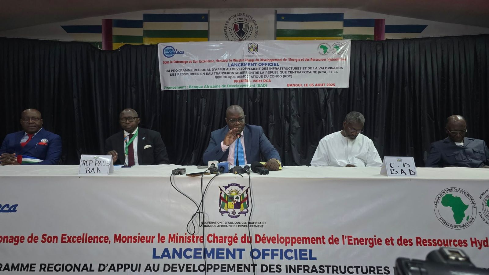 La RCA et la BAD lancent un ambitieux programme de valorisation des ressources en eau de l’Oubangui