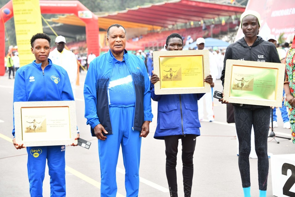 Denis Sassou N'Guesso et le tiercé feminin international gagnant